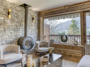 Appartement rénové 2 pièces à Megève avec balcon, wifi, parking. - FR-1-453-319